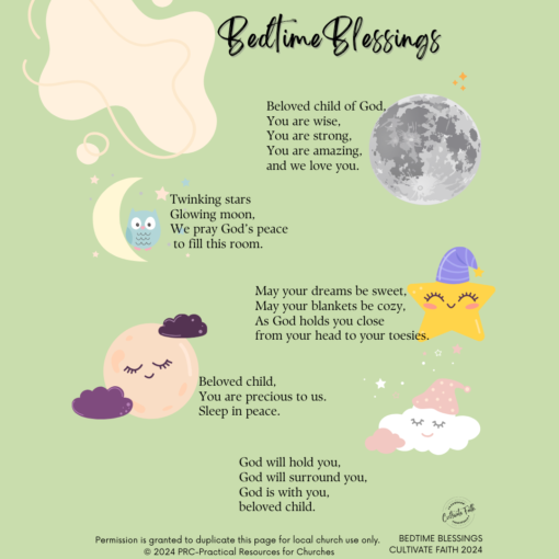 PLAY: bedtime blessings